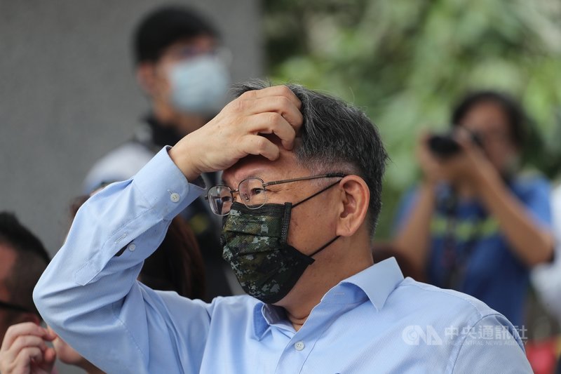 台北NPO聚落20日舉辦一週年慶記者會,台北市長柯文哲(圖)出席與會,盼攜手民間團體,營造更多公民對話空間。中央社記者裴禛攝 109年11月20日