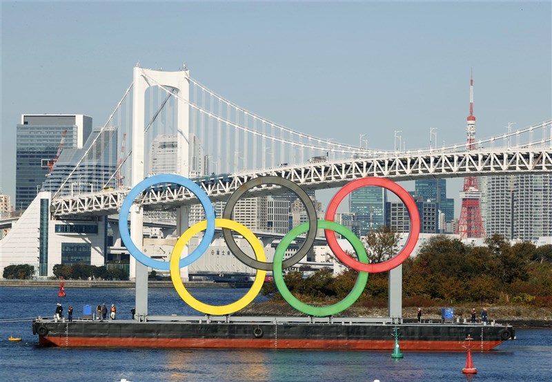 因疫情延期一年的東京奧運進入倒數100天,中華電信13日宣布,將開創台灣先例,首度全4K頻道及VR轉播夏季奧運。(共同社)