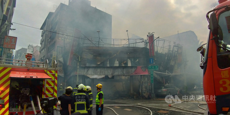 台中檸檬餅創始店一福堂火警業者 火從外面來 影 社會 重點新聞 中央社cna