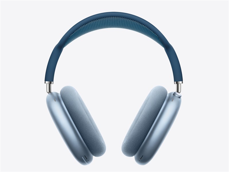 蘋果公司(Apple)8日發表AirPods Max耳罩式無線耳機,台灣售價新台幣1萬8490元。(圖取自蘋果網頁apple.com)