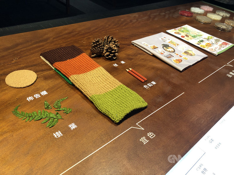 教育部主辦的「美感X未來教育展」10日在台北松山文創園區開幕,展出多種創意教案,引導學生覺察日常生活中的各種色彩。中央社記者陳至中台北攝 109年12月10日