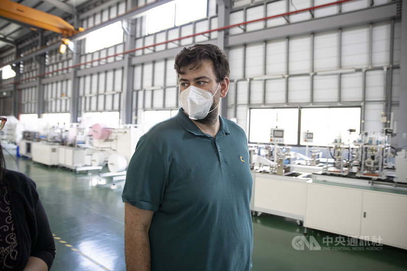 捷克奈米材料及設備研發製造商InoCure執行長布茲果(Matej Buzgo)認為,捷台雙方有很大的技術及產業合作潛能,可以是攜手打國際盃的好夥伴。中央社記者陳韻聿攝 109年12月20日