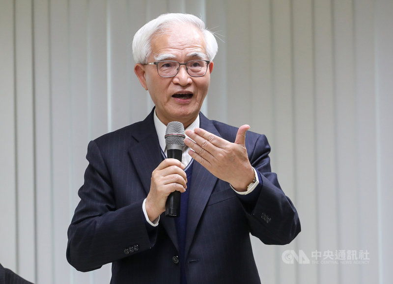 大同公司23日在台北舉行新任董事長暨總經理就任記者會,新任董事長由中美晶前董事長盧明光(圖)接任。中央社記者裴禛攝 109年12月23日