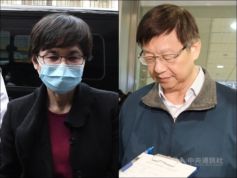 潤寅詐貸案,一審重判集團負責人楊文虎(右)26年、妻子王音之(左)28年,經上訴,二審改判楊男25年、王女27年,各併科罰金新台幣6億元、6.5億元。(中央社檔案照片)
