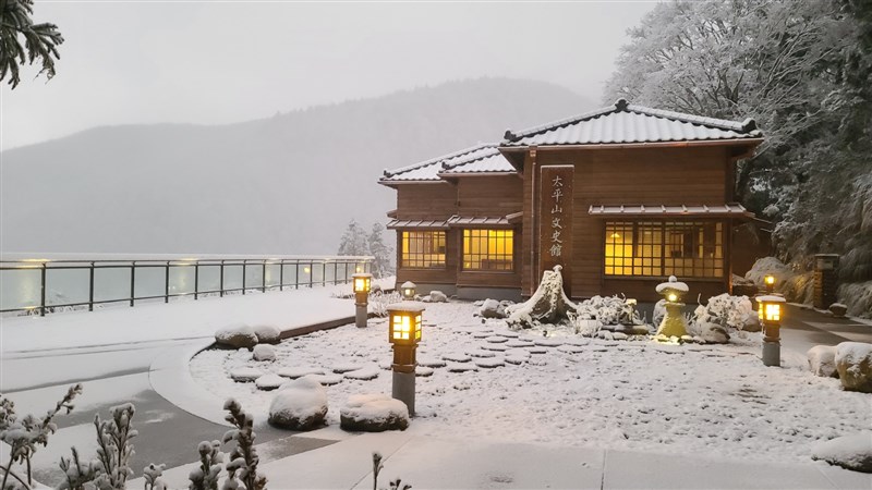 太平山文史館原興建於1937年,是以太平山生產的珍貴檜木為結構的日式房舍。(林務局羅東林區管理處提供)