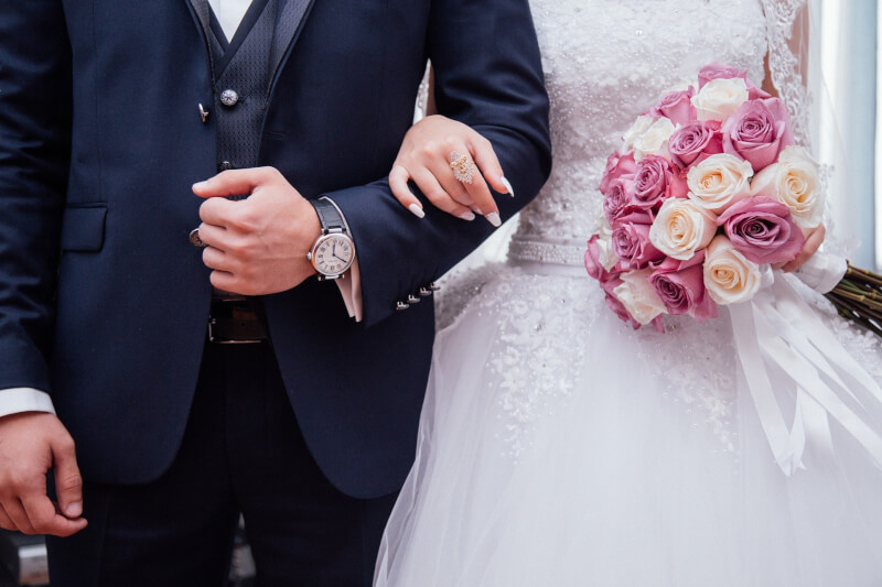 韓國統計廳公布的數據顯示，去年韓國結婚人數創歷史新低。（圖取自Pixabay圖庫）