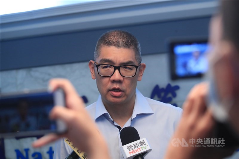國民黨主席江啟臣邀請台北市長柯文哲出席「願景台灣2030」第二場論壇。不過黨內人士表示,智庫主辦論壇,但智庫副董事長連勝文(圖)最後一刻被告知時即表達反對。(中央社檔案照片)