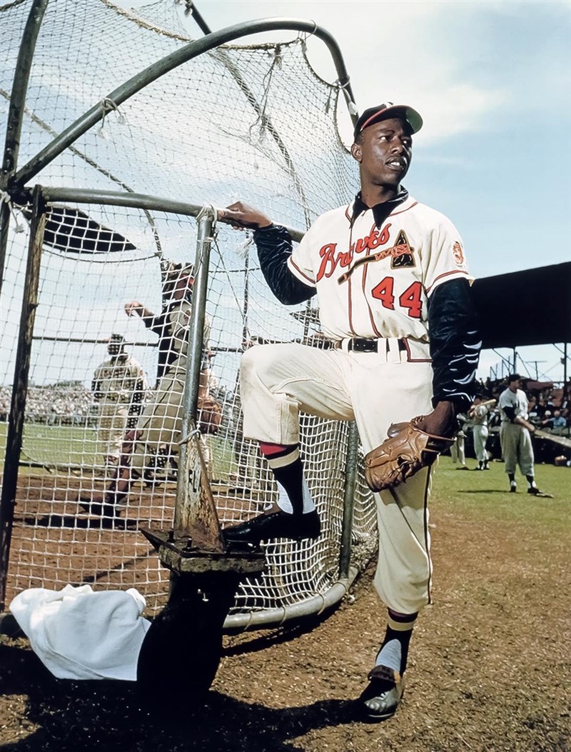 美國大聯盟傳奇球星漢克阿倫22日過世,享壽86歲。(圖取自facebook.com/Braves)