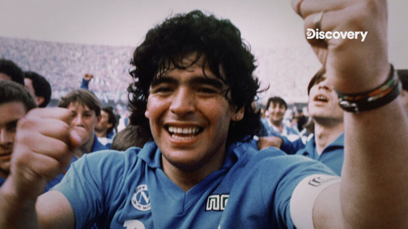 有「上帝之手」稱號的阿根廷足球傳奇馬拉度納（Diego Maradona），一生充滿創傷與孤獨。（Discovery提供）中央社記者葉冠吟傳真 110年1月29日