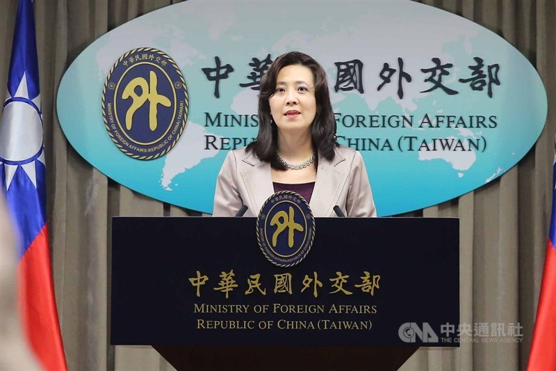 外交部4日宣布在蓋亞那合作共和國設立「台灣辦公室」(Taiwan Office),具官方代表地位。圖為外交部發言人歐江安。(中央社檔案照片)