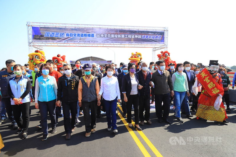 溪尾二橋通車台中烏日至彰化芬園7分鐘抵達 生活 中央社cna