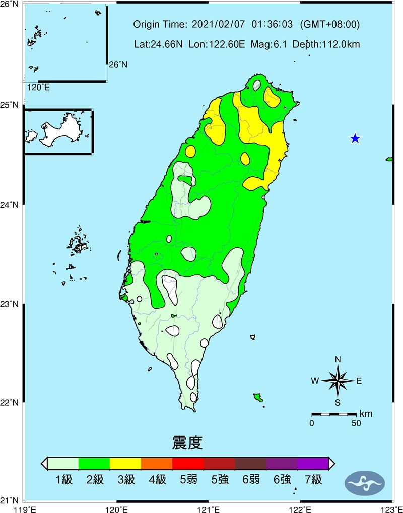 東部海域規模6 1地震氣象局估未來3 4天有規模4餘震 生活 重點新聞 中央社cna
