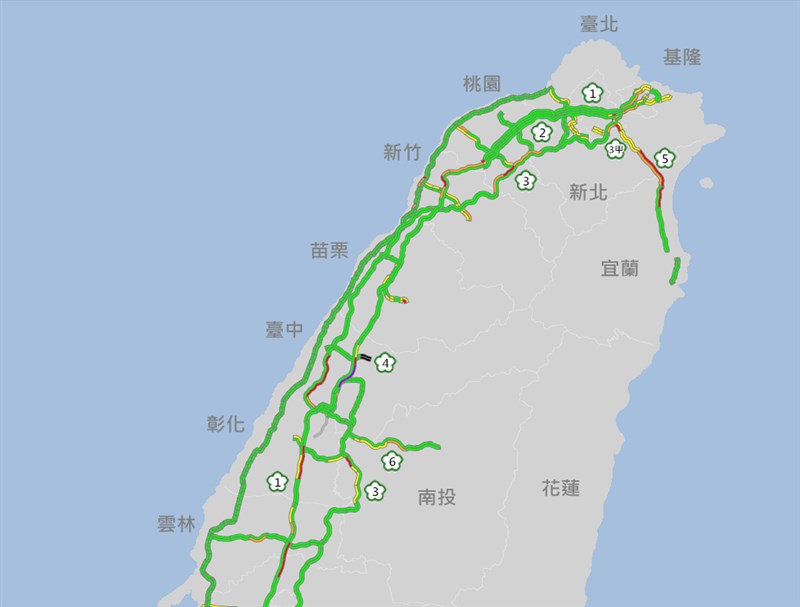 初三國道湧車潮宜蘭台中彰化多處路段時速不到40公里 生活 重點新聞 中央社cna