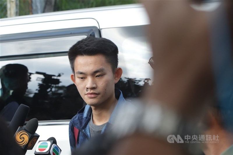 港女命案死者潘曉穎的母親去年耶誕節前,透過香港聖公會教省秘書長管浩鳴要求凶嫌陳同佳(圖)來台投案。(中央社檔案照片)