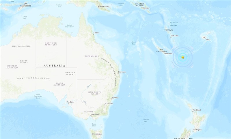 南太平洋羅雅提群島東南方地震規模6 1 國際 中央社cna