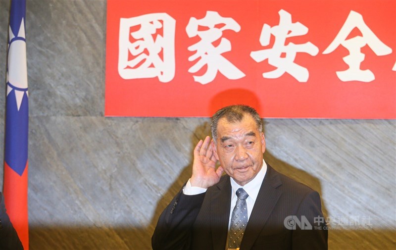 2019年7月爆發菸品案,多名將官遭記過調查等人事地震,邱國正(圖)接任退輔會主委不到2年,再度臨危受命接下國安局長整頓特勤。中央社記者謝佳璋攝 108年8月2日