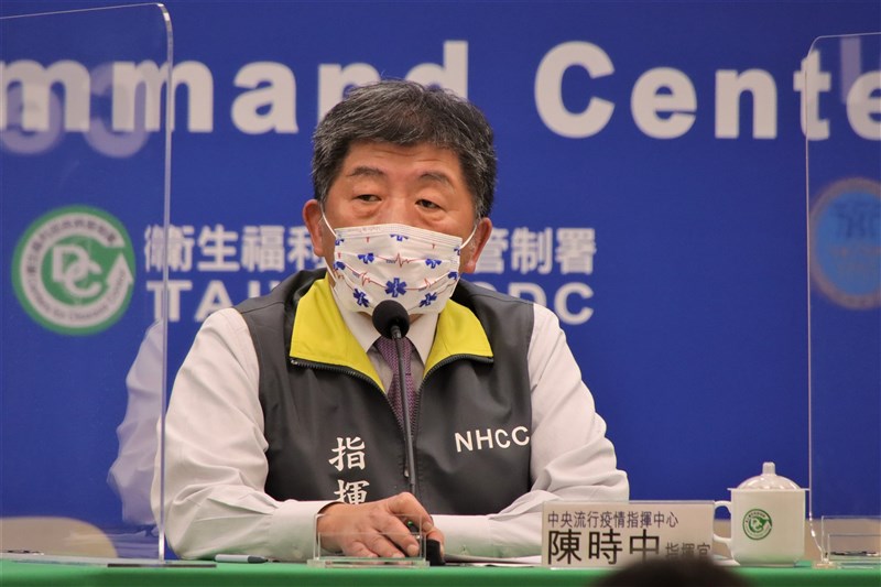 對於是否使用中國疫苗,陳時中19日強調,他立場一向清楚,就是「不排斥、沒打算」。(中央流行疫情指揮中心提供)
