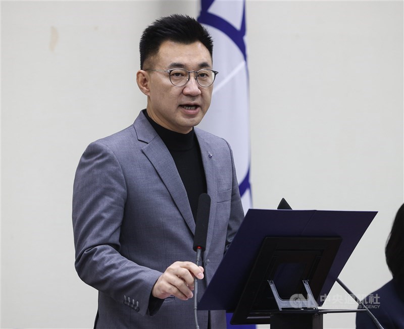 國民黨主席江啟臣20日宣布將投入今年黨主席選舉。(中央社檔案照片)