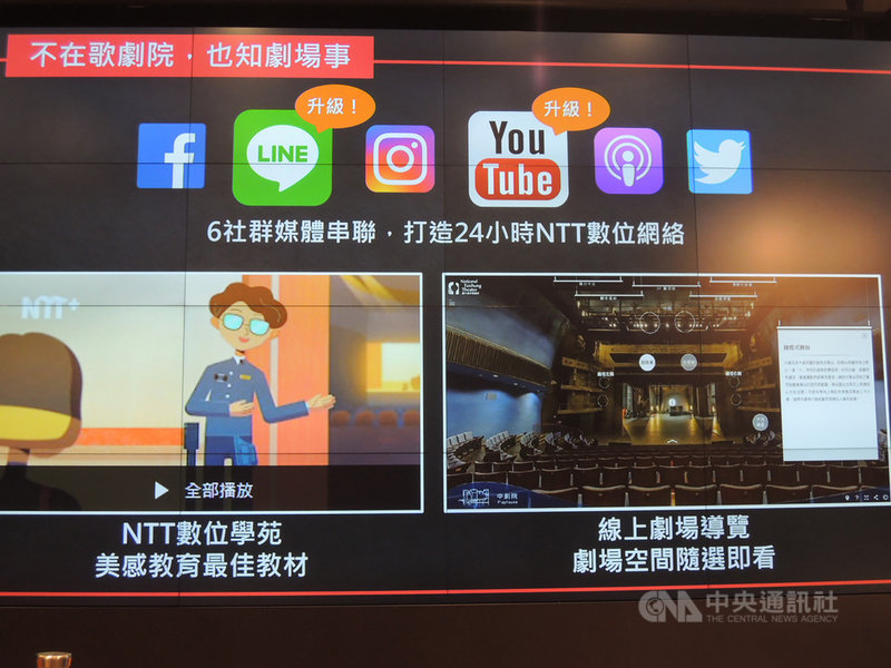 台中國家歌劇院藝術總監邱瑗25日指出,隨著社群使用趨向分眾化,歌劇院因應不同年齡層,為各個自媒體打造專屬內容,串起24小時資訊不中斷的藝文網路,也帶動社群媒體追蹤人數。中央社記者郝雪卿攝 110年2月25日