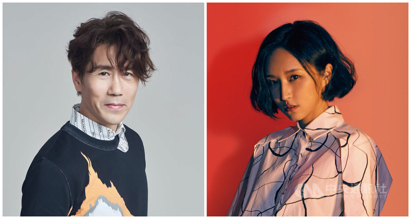 台灣本土音樂祭大港開唱2日公布壓軸大魔王名單是斜槓金曲歌王羅時豐(左),並與法蘭黛樂團主唱法蘭(右)合作嗨翻港都。(出日音樂提供)中央社記者葉冠吟傳真 110年3月2日