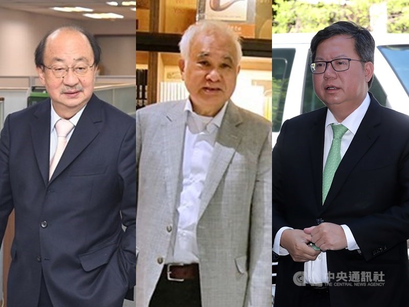 民進黨中常會3日正式通過成立「憲政改革小組」,由前主席姚嘉文(中)、立法院黨團總召柯建銘(左)、當然中常委鄭文燦擔任共同召集人(右)。(中央社檔案照片)