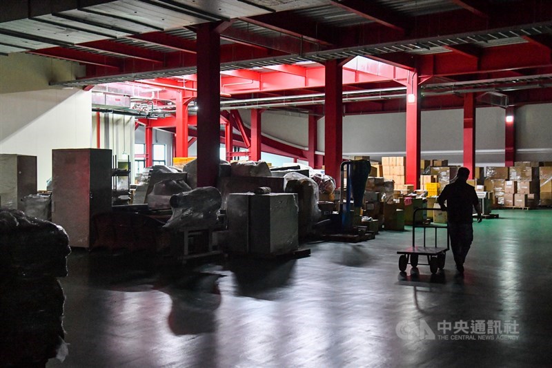 銘安科技成立僅18年,一向行事低調,因使用生物可分解材料製作產品,許多客戶跨海來台談合作,在中科虎尾園區的廠房占地5000坪。中央社記者鄭清元攝 110年3月7日