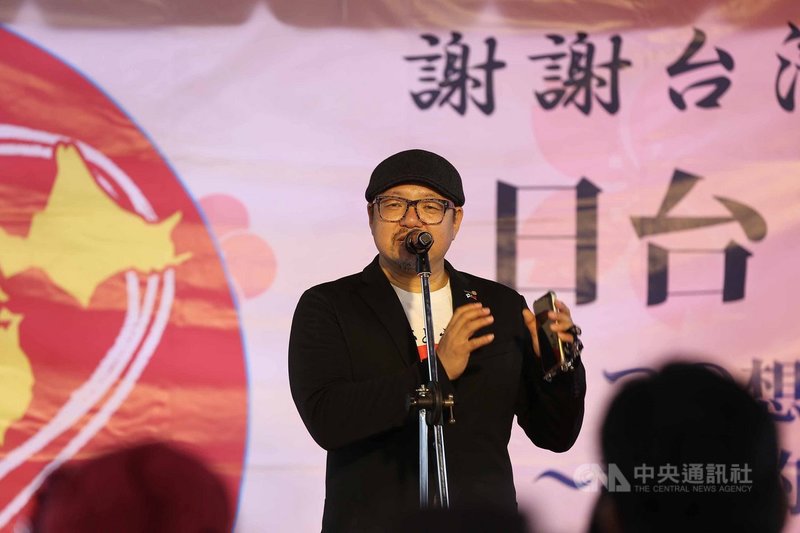 台北旭日社長上田功7日表示,台灣在311大地震時協助日本的事情他們永遠不會忘記。中央社記者游凱翔攝 110年3月7日