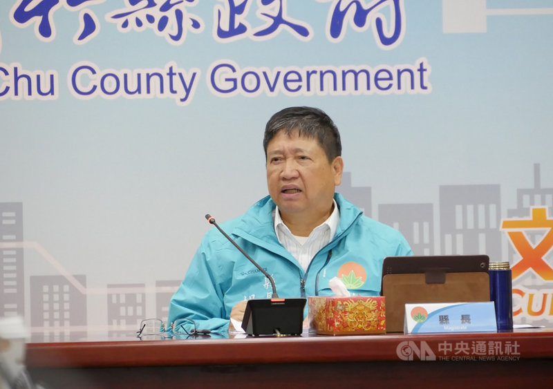 水情吃緊,新竹縣長楊文科9日宣布,縣內的游泳池、洗車場以及三溫暖的減量供水節水率目標,從原本10%提高到20%,以減少自來水用水量,延長水庫供水期程。中央社記者郭宣彣攝 110年3月9日