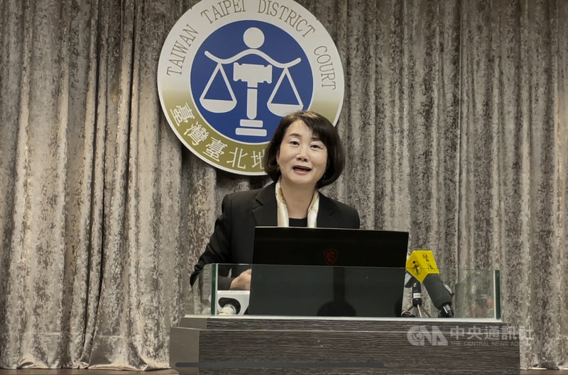 于姓男房仲為情偽裝隨機殺人、持藍波刀刺殺林姓運將案,台北地方法院30日依殺人未遂等判處于男9年8月。北院發言人黃珮禎(圖)指出,于男持刀攻擊行為與運將住院期間引發病症最終死亡,不具相當因果關係。中央社記者劉世怡攝 110年3月30日