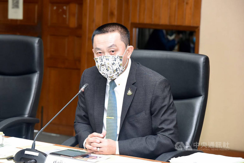曼谷疫情拉警報,泰國交通部長薩薩楊7日確診感染武漢肺炎,多名內閣成員也因此必須隔離14天。(泰國交通部提供)中央社記者呂欣憓曼谷傳真 110年4月7日