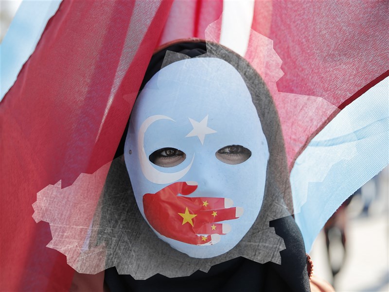 中國新疆省人權問題被外界關切，聯合國人權事務高級專員圖克7日要求北京採取行動。（中央社）