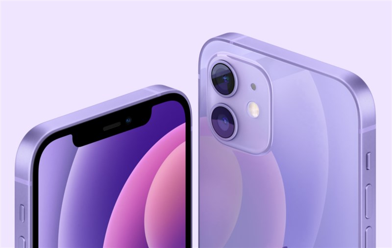 蘋果公司20日無預警推出全新的「紫色」iPhone 12。(圖取自Apple網頁apple.com)
