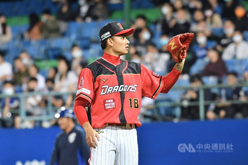 中華職棒味全龍隊新生代投手徐若熙(圖)為本季話題人物,身兼6搶1中華隊教頭的富邦悍將總教練洪一中22 日說,他的條件入選沒有問題,「只是怎麼用是一個難題」。(味全龍隊提供)中央社記者楊啟芳傳真 110年4月22日