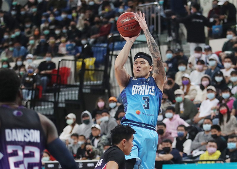 富邦勇士張宗憲本季場均得分以15.6分為本土得分王,獲選P. League+聯盟首屆年度最有價值球員。(中央社檔案照片)