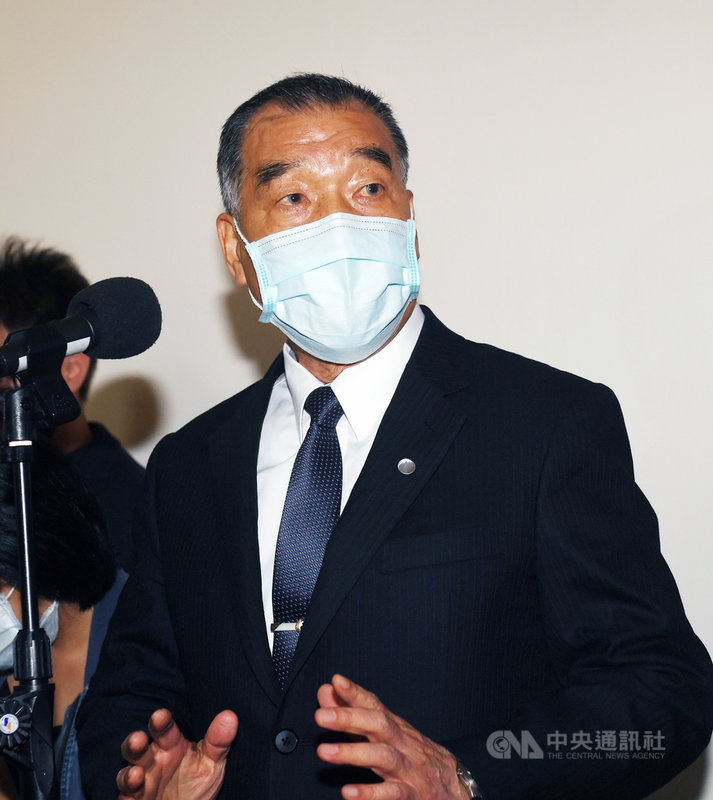 媒體報導,台日軍艦日前於東北海域同時併航監控中共軍艦。國防部長邱國正(圖)3日表示,大家都很清楚近期敵情嚴峻,但並沒有刻意要與哪個國家合作。中央社記者施宗暉攝 110年5月3日