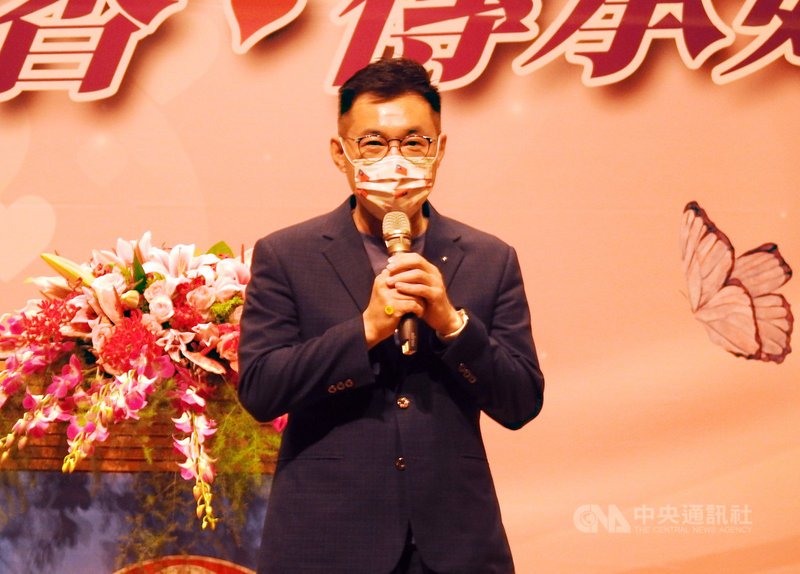 針對國民黨主席選舉相關議題,黨主席江啟臣4日受訪表示,黨內選舉是一個民主過程,應該以平常心看待;這就是黨內分工的選舉過程,大家不用看成是一場戰役或零和的遊戲。中央社記者王鴻國攝 110年5月4日