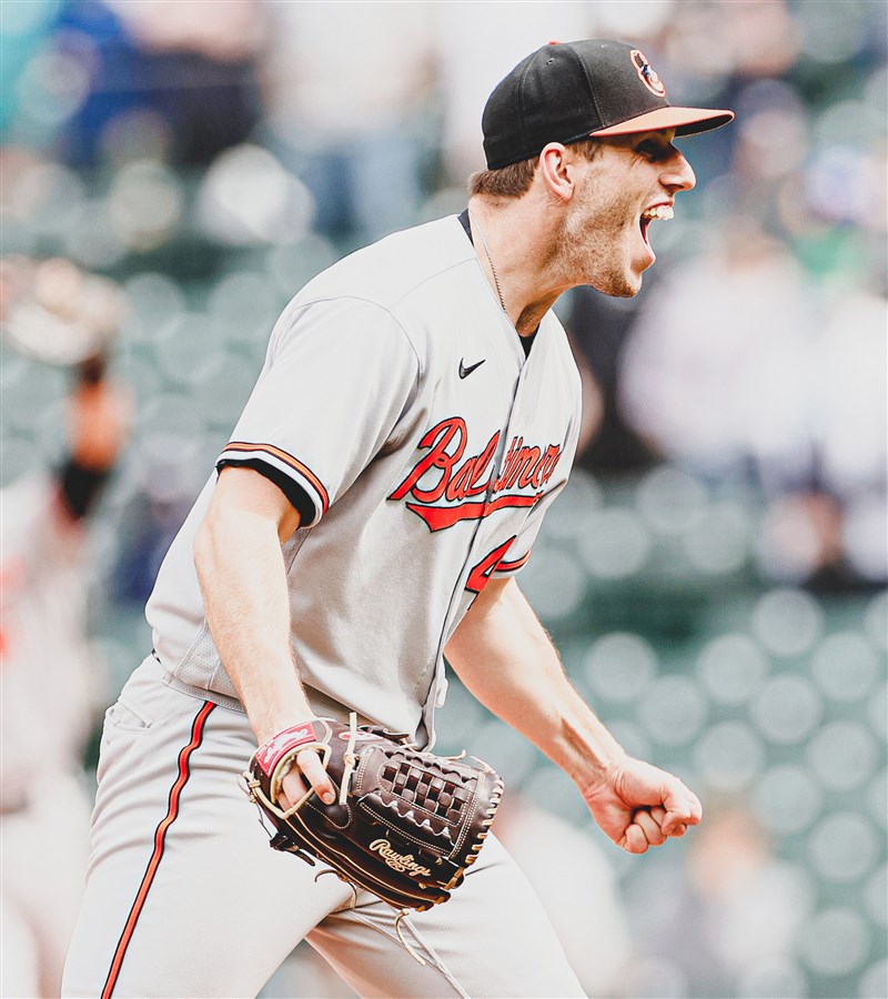 巴爾的摩金鶯左投泯恩斯5日獨自投出MLB本季第3場無安打比賽。(圖取自twitter.com/Orioles)