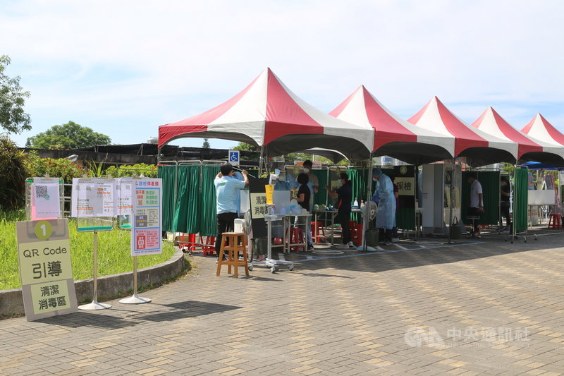 花蓮縣府異地上班員工染疫衛生局急設快篩站 地方 中央社cna