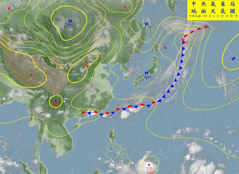 滯留鋒面影響天氣不穩定留意短時強降雨 生活 重點新聞 中央社cna