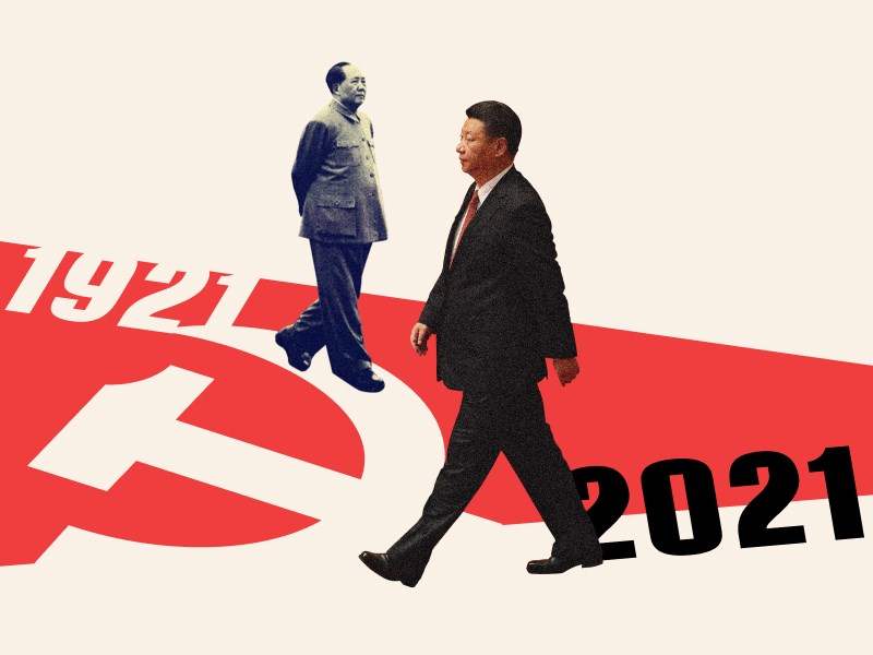 中國共產黨將在7月1日慶祝建黨百年,鋪天蓋地的紅色宣傳,不乏對台灣的統戰訴求。中央社跨國新聞專題帶您透視百年中共 洞悉台灣未來。(中央社)