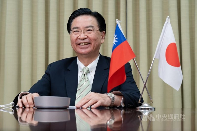 外交部長吳釗燮3日應「日本外國特派員協會」之邀參加視訊國際記者會,就「面對當代的挑戰,台日夥伴關係的對焦」為題發表演說。(外交部提供)中央社記者鍾佑貞傳真 110年6月3日