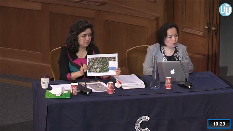 專門調查中國維吾爾人困境的「維吾爾獨立法庭」4日在英國倫敦開會聽取證詞,內容包括遭受虐待和集體性侵。(圖取自Uyghur Tribunal YouTube頻道網頁youtube.com)