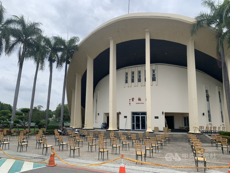 為防範科技產業園區移工成防疫破口,楠梓科技產業園區8日籌備移工篩檢站,9日起就會針對園區8000多名移工做篩檢。(楠梓科技產業園區)中央社記者王淑芬傳真 110年6月8日