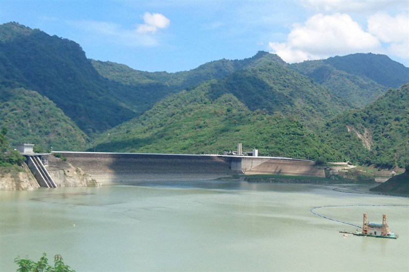 台南地區轉為典型午後雷陣雨天氣型態,降雨持續挹注曾文水庫,目前蓄水率已回升到20%以上。(台南市水利局提供)中央社記者楊思瑞台南傳真 110年6月14日