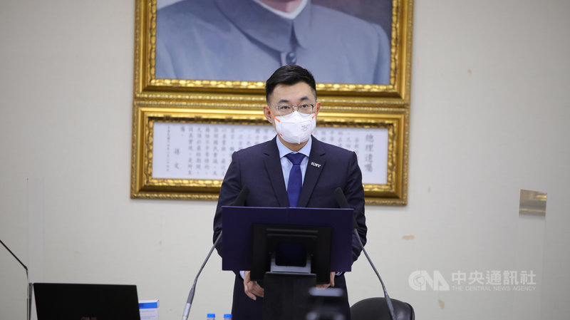 國民黨主席江啟臣16日表示,國民黨將在下週召開專家視訊會議,希望可以研議各項方針,提出具體建言。(國民黨提供)中央社記者劉冠廷傳真 110年6月16日