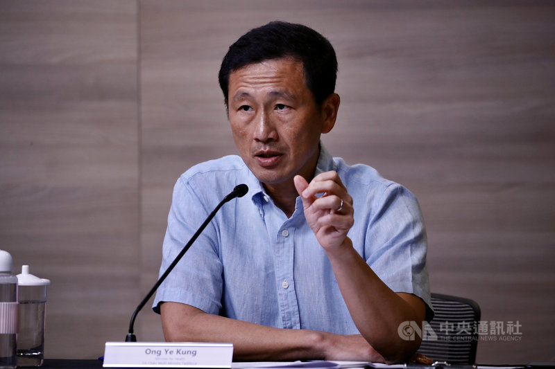 新加坡衛生部長王乙康18日表示,星國數據顯示,接種疫苗後免於被感染的機率為79.1%。(新加坡通訊及新聞部提供)中央社記者侯姿瑩傳真 110年6月18日
