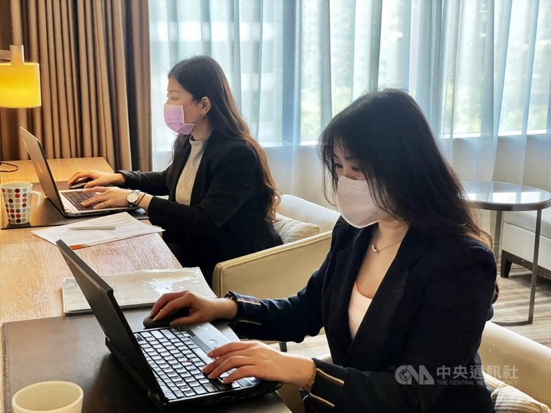 國內疫情嚴峻,飯店業生意受到衝擊,為了求生存,不少業者再度推出行動辦公室方案,盼能帶動業績。(業者提供)中央社記者余曉涵傳真 110年6月20日