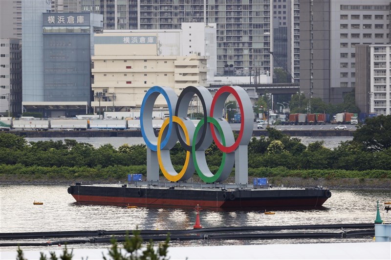 日媒報導,參加東奧入境日本的外國選手及相關人士當中,已知確診2019冠狀病毒疾病者有6人。(共同社)