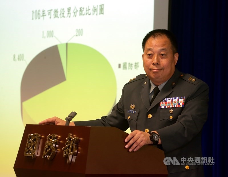 國防部24日發布參謀本部副參謀總長兼執行官徐衍璞上將調任陸軍司令。(中央社檔案照片)