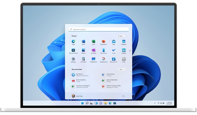 微軟25日宣布推出新一代作業系統Windows 11。(圖取自微軟網頁microsoft.com)